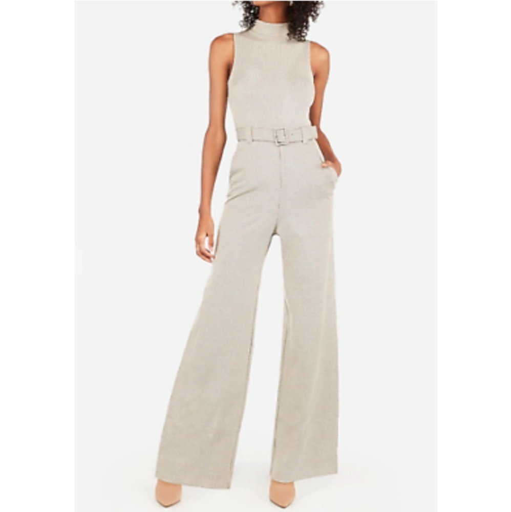 Express Tweed Jumpsuit